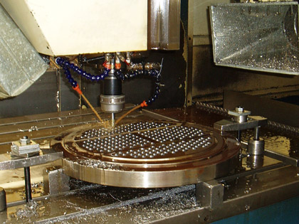 Tube Sheet Drilling